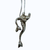 Silver Mermaid Couple Necklace