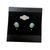 Small Turquoise Ovals Silver Stud Earrings