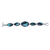 Abalone Large Ovals Silver Bracelet