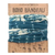 Boho Shibori Indigo Stripe Headband