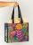Large Navy Folk Flower Gift Bag