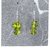 Chip Cluster - Peridot Silver Earrings