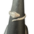 Silver Snake Textured Adjustable Ring