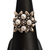 4 Pearls in Flower Silver Ring S7.5
