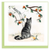 Cat Orange Tree Branch Card