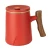 Red with Lid Mug