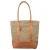 Plain Canvas Tote with Leather