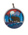 Rustic Bear Round Wood Ornament