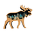 Mini Shelf Sitter Forest Moose