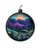 Mountains Train Wood Ornament