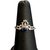 Lapis small circle Silver Ring S7