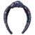 Floral Navy Knot Headband