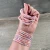 4mm Gemstone bead: Morganite with Beryl Bracelet