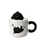 Black Cat with Lid Mug