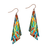 Seaglass Mosaic Wing Multilayer Earrings