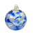 4in Witch Ball Blue & White