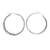 Silver Hoop Electroform 1.75in Earrings