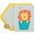 Lion Cupcake Birthday Card