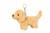 Bag Charm Golden Retriever