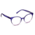0.00 / No Correction Dahlia Purple Blue Light Glasses