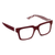 2.50 Louie Dark Red Check Glasses
