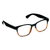 2.00 Waverly Black/Amber Tortoise Glasses