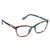 2.00 Gloria Teal Botanica Glasses