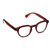 2.00 Asher Cranberry Glasses