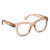 2.00 Center Stage Focus Tan Glasses