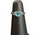Kid's CZ Blue Heart Ring S3