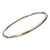 Silver Electroform Bangle Stackable Bracelet - 65mm Wrist