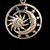 Silver Moon & Sun with Stars Necklace
