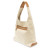 Cream April Canvas Hobo