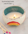 Secret Message Candle Rainbow