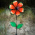 14" Orange Mum Flower Spinner
