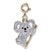 Glitter Koala Charm