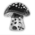 Boho B&W Mushroom Trinket Tray