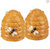 Bee Skep Salt & Pepper Shakers Bee Skep Salt & Pepper Shakers