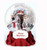 Holiday Door Pop-Up Snow Globe Greeting