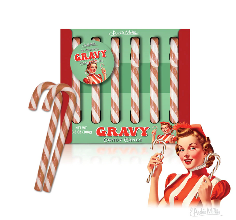 Gravy Flavored Candy Canes