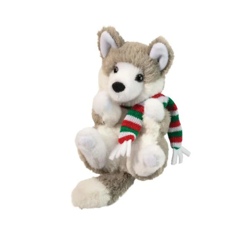 Holiday Lil Baby Husky With Scarf