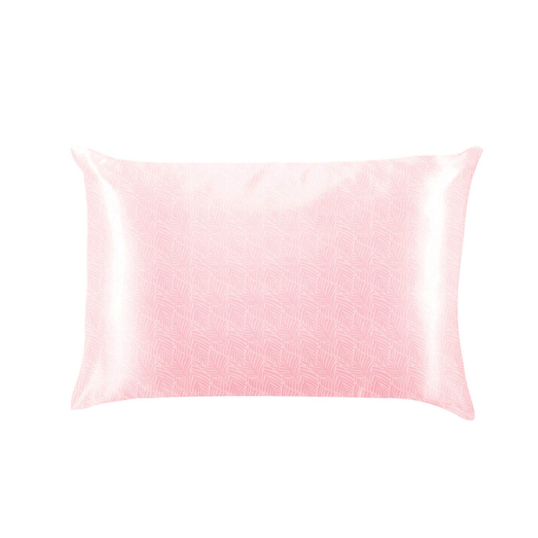 Bye Bye Bedhead Satin Pillow Case - Pink Staycation
