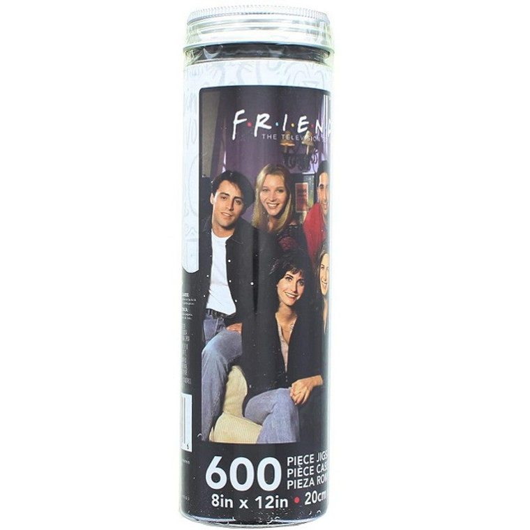 Friends Cast 600 Piece Mega Micro Jigsaw Puzzle In A Tube