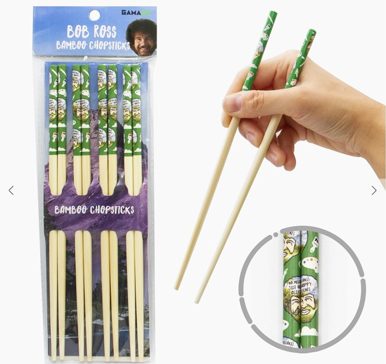 Bob Ross Bamboo Chopsticks