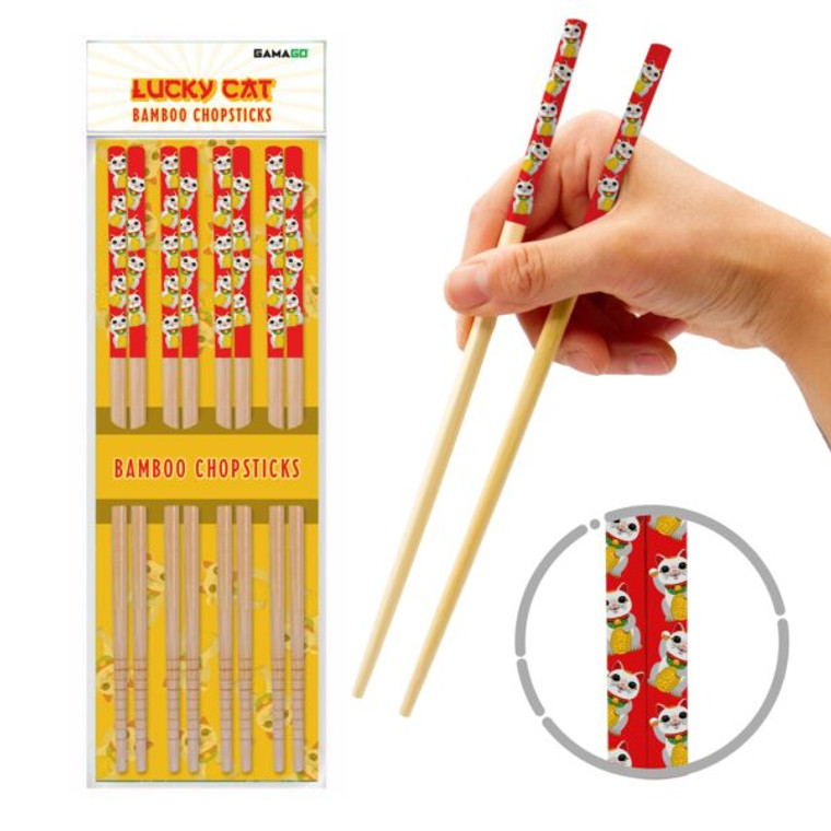 Chopstick Lucky Cat