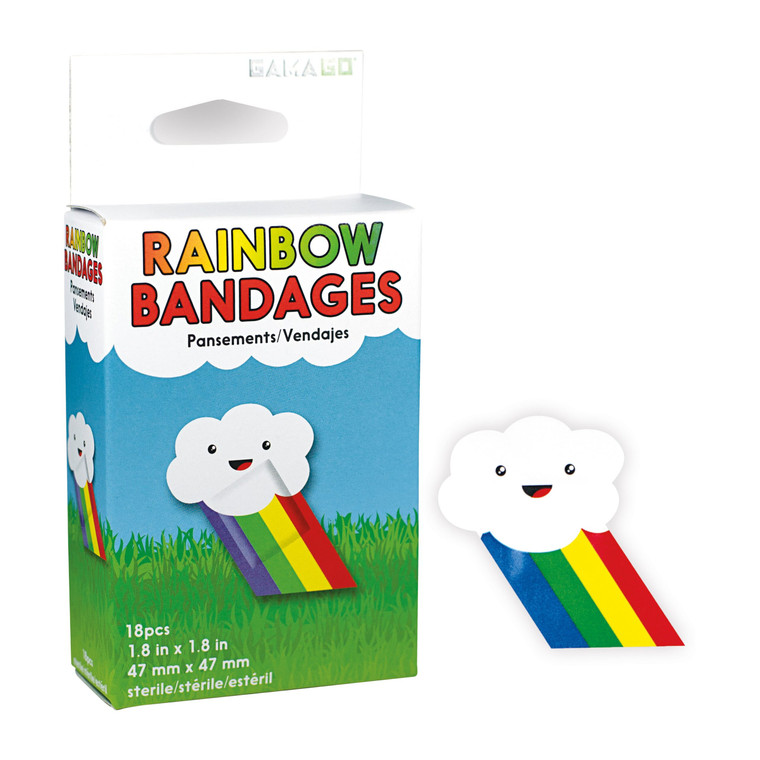 Rainbow Adhesive Bandages