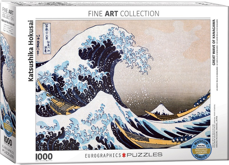 Hokusai Wave 1000 Piece Puzzle