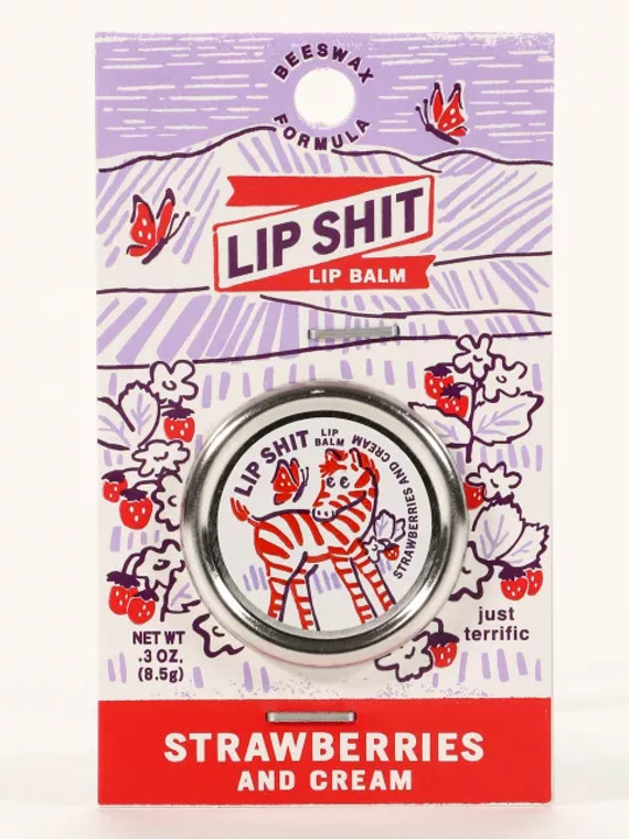 Lip Shit Strawberries and Cream Lip Balm