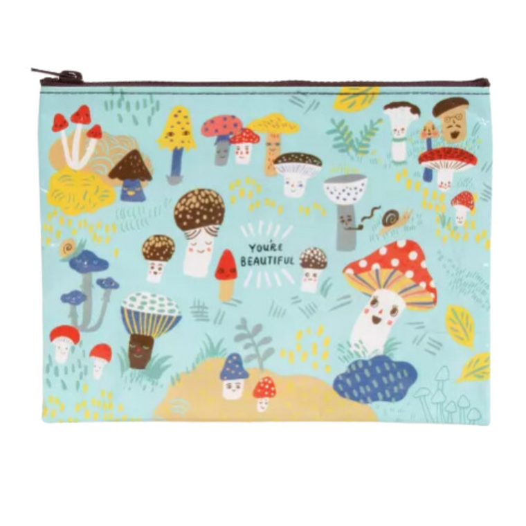 Cute Lil Mushroom Zipper Pouch