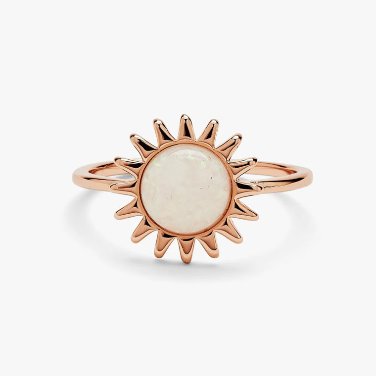 Rose Gold Sunshine Ring Size 9